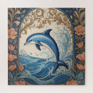 Eleganter springender Delfin, inspiriert von Willi