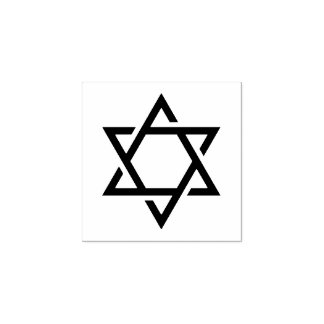Eleganter Star von David Gummistempel