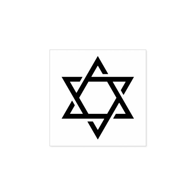 Eleganter Star von David Gummistempel (Prägung)