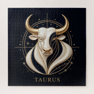 ♉ Eleganter Stier-Zodiac Gold-Bulle Astrologie ✨