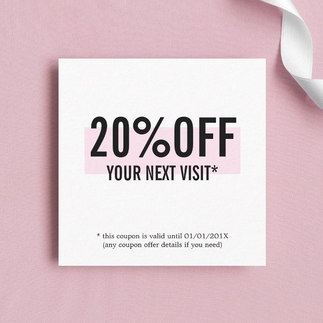 Eleganter Stilvoll Weißer Rose Salon Coupon (Von Creator hochgeladen)