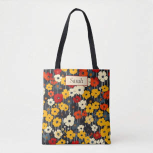 Eleganter stilvoller Boho-bunter botanischer Flora Tasche