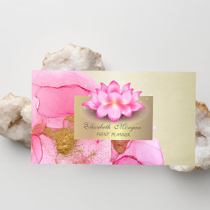 Eleganter stilvoller chic Lotus  Visitenkarte