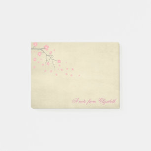 Eleganter stilvoller Girly, Kirschzweig Post-it Klebezettel