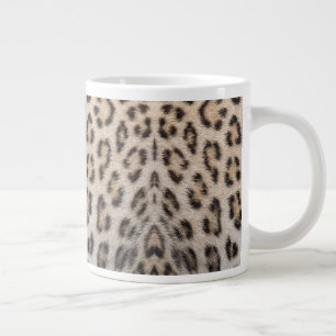 Eleganter stilvoller Leopard Gepard Fell Tierdruck Jumbo-Tasse
