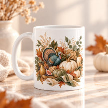 Eleganter Thanksgiving Botanical Becher – Herbster