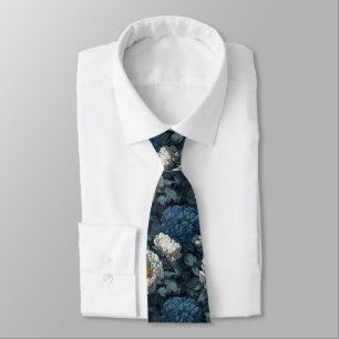 Eleganter Trauzeuge Pfingstrosen Floral Krawatte