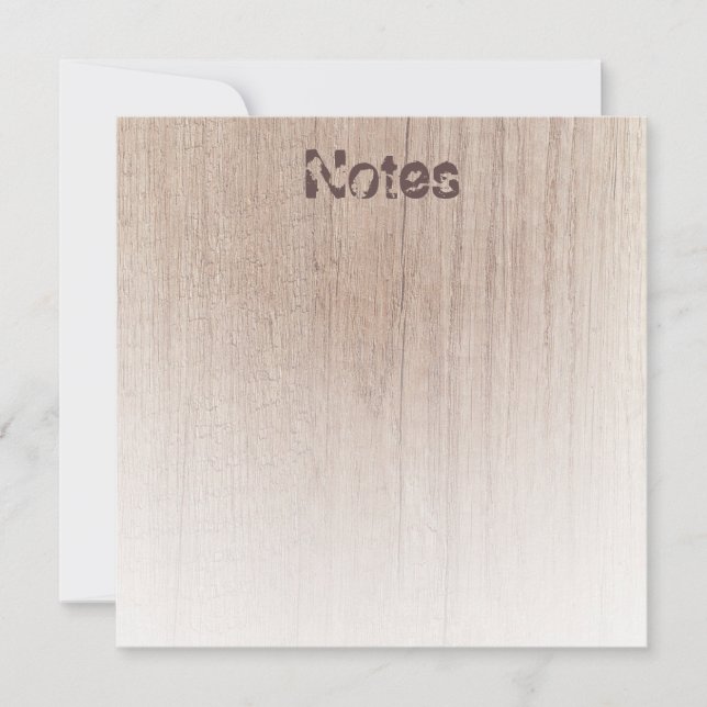 Eleganter, trendy Template gestörter Text Mitteilungskarte (Vorderseite)