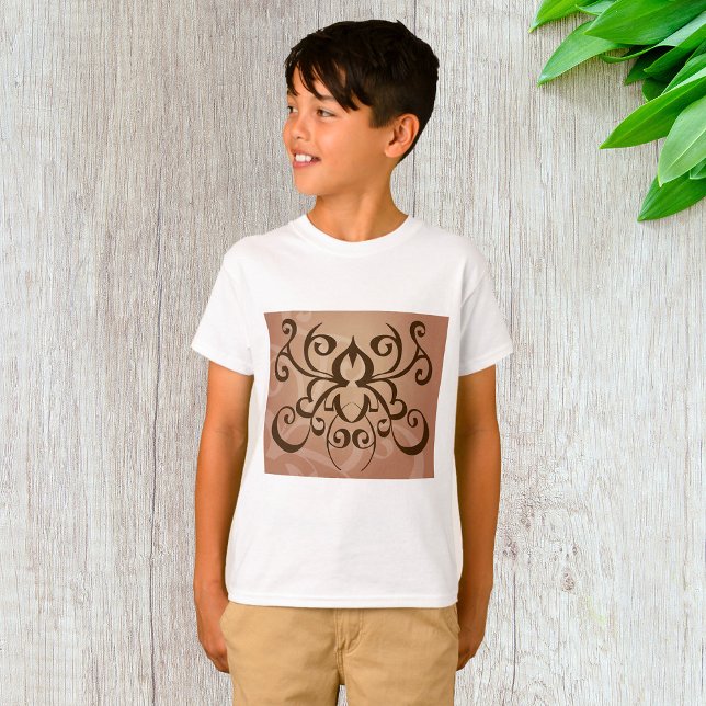 Eleganter Tribal Swirl Tattoo Style T-Shirt (Von Creator hochgeladen)