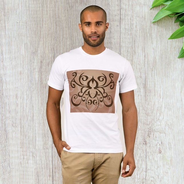 Eleganter Tribal Swirl Tattoo Style T-Shirt (Von Creator hochgeladen)