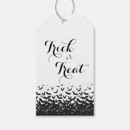 Eleganter Trick oder Pop zu Halloween Geschenkanhänger