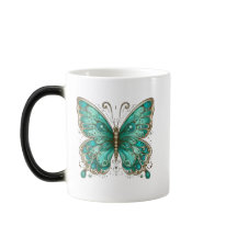 Eleganter Türkisschmetterling Morphing