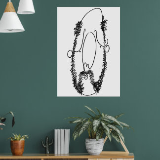 Eleganter Typ Poster