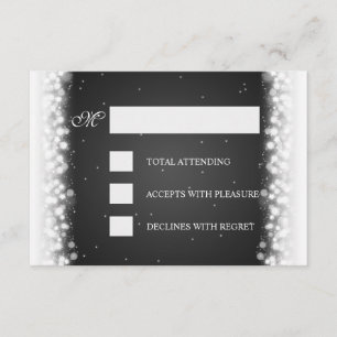 Eleganter UAWG Magic RSVP Karte