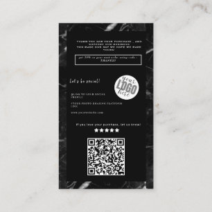 Eleganter und luxuriöser schwarzer Marmor Oder vie Visitenkarte