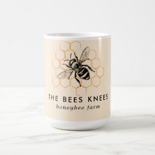 Eleganter und Minimalistischer Honigbier Kaffeetasse