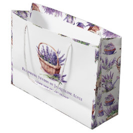 Eleganter und moderner Blume-Shop Große Geschenktüte