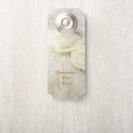 Eleganter und romantischer Hochzeitssaal Türanhänger