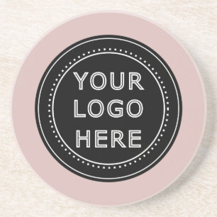 Eleganter und sanfter schwarzer QR-Code Getränkeuntersetzer