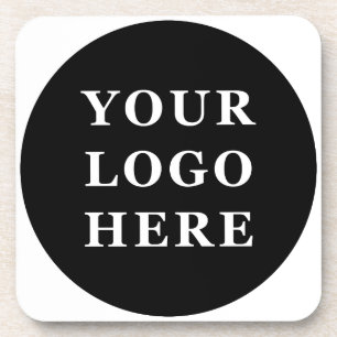 Eleganter und sanfter schwarzer QR-Code Getränkeuntersetzer