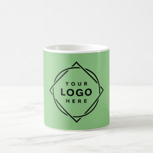 Eleganter und sanfter schwarzer QR-Code Kaffeetasse