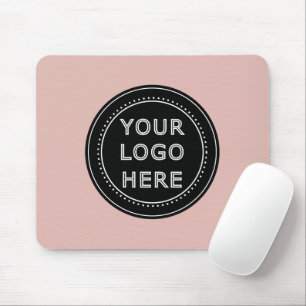 Eleganter und sanfter schwarzer QR-Code Mousepad