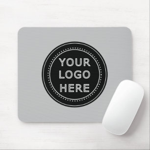Eleganter und sanfter schwarzer QR-Code Mousepad