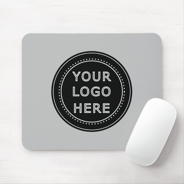 Eleganter und sanfter schwarzer QR-Code Mousepad (Mit Mouse)