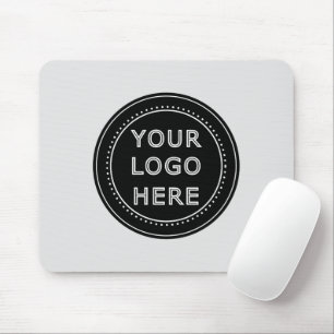 Eleganter und sanfter schwarzer QR-Code Mousepad