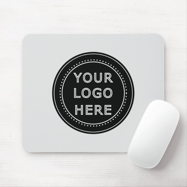 Eleganter und sanfter schwarzer QR-Code Mousepad (Mit Mouse)