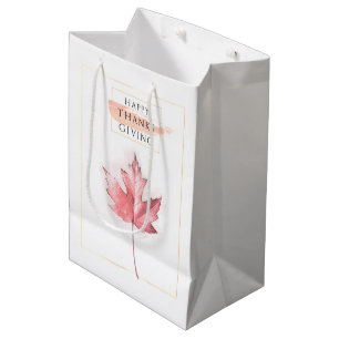 Eleganter und trendiger Erntedank Mittlere Geschenktüte