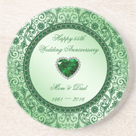 Eleganter Untersetzer zum 55. Hochzeitstag