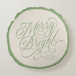 Eleganter Urlaub mit Merry und Bright Rundes Kissen