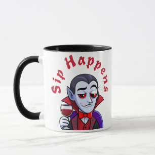 Eleganter Vampir – Schluck passiert Tasse