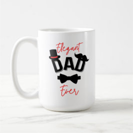 Eleganter Vater je Vatertag Kaffeetasse