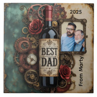 Eleganter Vatertag Steampunk Flasche und Gänge