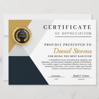 Eleganter Vatertagskarte Feiertagskarte