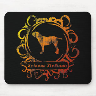 Eleganter verwitterter Spinone Italiano Mousepad