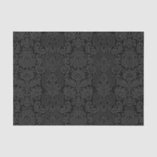 Eleganter Verzierter Viktorianischer Damast Seidenpapier