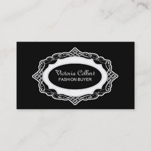 Eleganter Verzierungs-Zeichen-Visitenkarte-Entwurf Visitenkarte