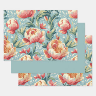 Eleganter Viktorianischer Stil Geschenkpapier Set