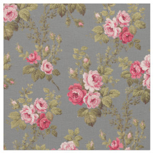 Eleganter Vintag rosa Rosen-Grau Hintergrund Stoff