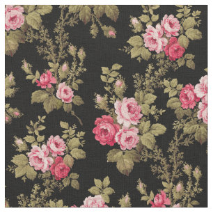 Eleganter Vintag rosa-schwarzer Hintergrund Stoff