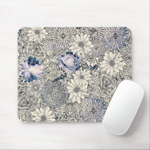 Eleganter Vintager Abstrakter Blumenhintergrund Mousepad