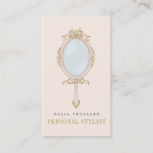 Eleganter Vintager bezaubernder Visitenkarte