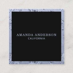 Eleganter Vintager Blumenlavender   Visitenkarte