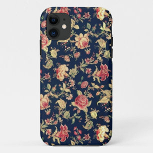 Eleganter Vintager BlumenRose iPhone Fall Case-Mate iPhone Hülle