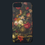 Eleganter Vintager Blumenvase Case-Mate iPhone Hülle<br><div class="desc">Dieser Fall kennzeichnet eine Vintage Blumenmalerei durch AbrahamMignon</div>