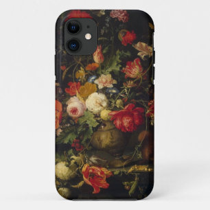 Eleganter Vintager Blumenvase iPhone Fall 11 Hülle