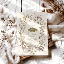 Eleganter Vintager botanischer Abschluss